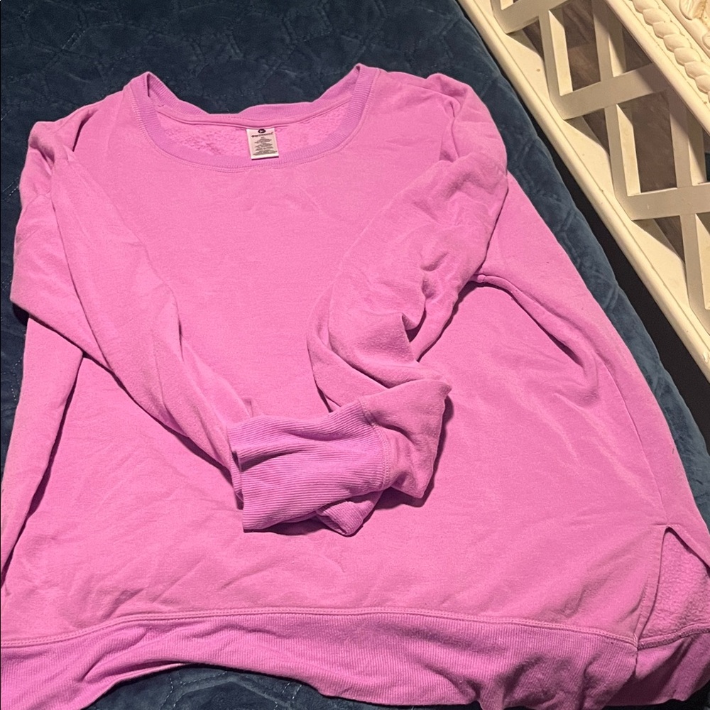 Purple Long Sweatshirt